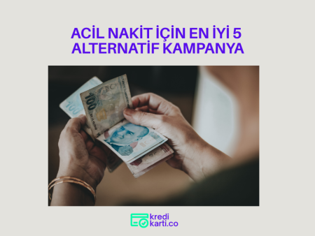Acil Nakit İçin En İyi 5 Alternatif Kampanya